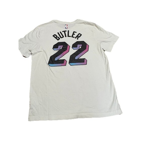 Nike Men’s Miami Jimmy Butler Jersey T Shirt White Size Medium - Picture 6 of 8